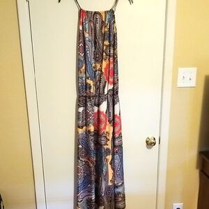 Paisley Multicolor Maxi Dress